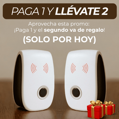Repelente Eléctrico PestReject™ 🔥 Solo por HOY : PAGA 1 Y LLÉVATE 2 🔥