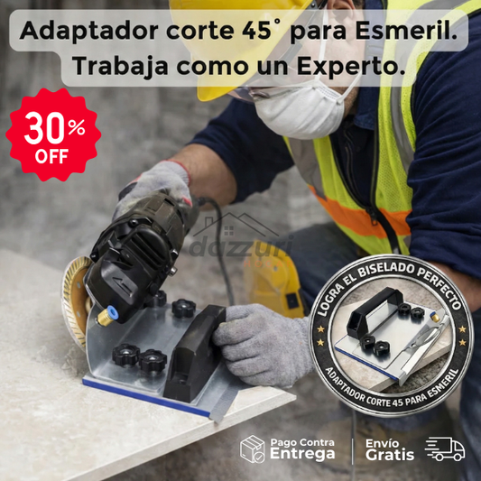 Adaptpro 45™ 🔩 - Logra Un Biselado Premium Con Tu Esmeril