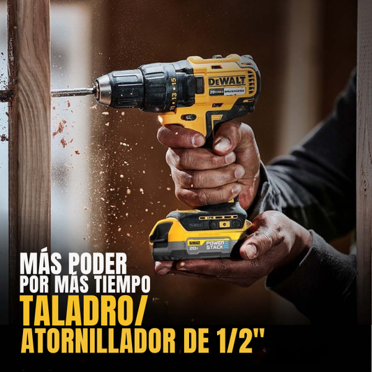 Taladro & Atornillador DeWalt 48V + 2 Baterías + Maletín + Accesorios + Máximo Rendimento🔥
