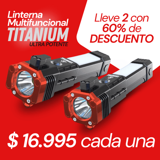 Linterna Titanium Multifuncional [ULTRA POTENTE] 🚨 Últimas Unidades 🚨
