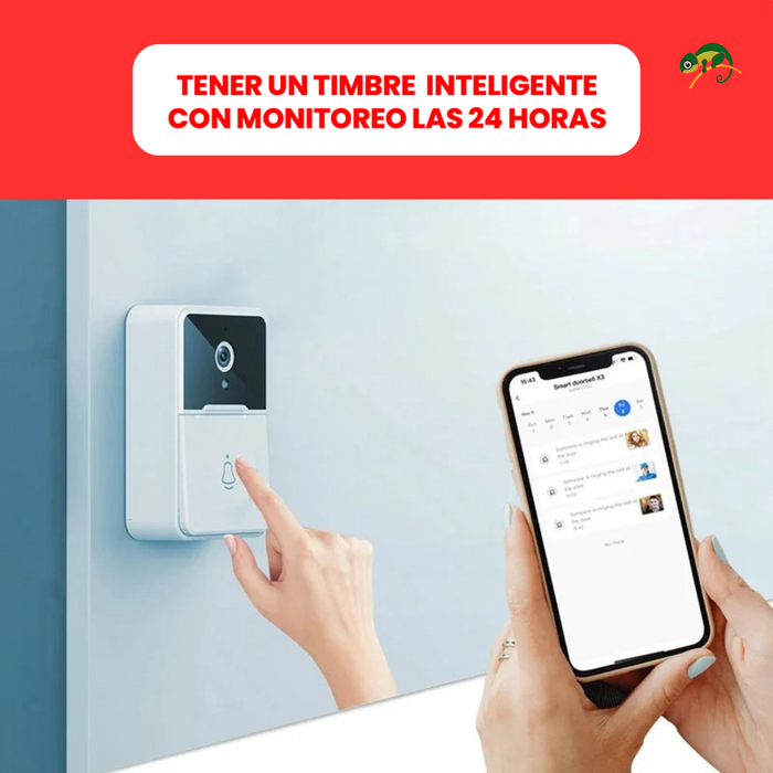 SMART DOORBELL - Timbre Inalámbrico Con Camara