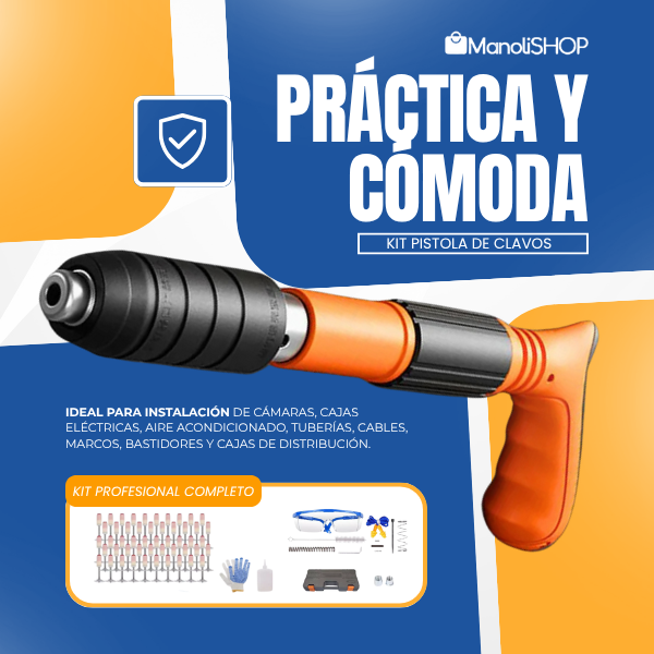 Kit Pistola de Clavos Completo 🚨 ÚLTIMO DIA DE PROMOCIÓN 🚨